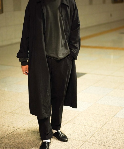 MinoriTY（マイノリティ）の「【コラボ「MinoriTY × WEARISTA　れぽすけ」】ワイドテーパードパンツ スラックス（スラックス・メンズ・ブラック/ブラウン・M/L）」の7枚目の写真