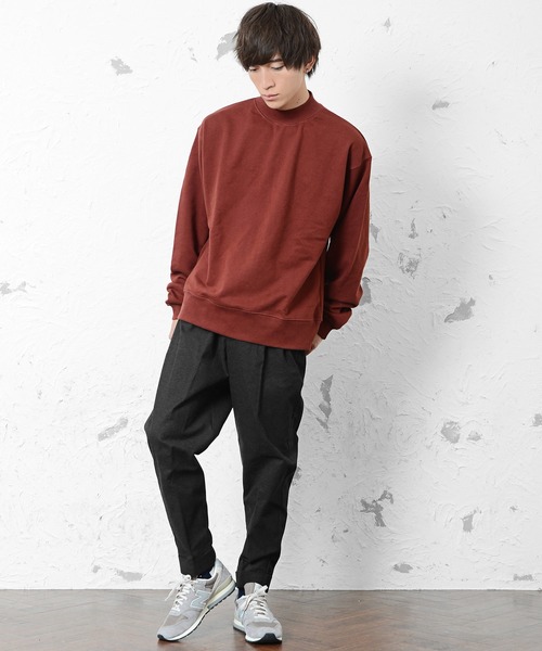 MinoriTY（マイノリティ）の「【コラボ「MinoriTY × WEARISTA　れぽすけ」】ワイドテーパードパンツ スラックス（スラックス・メンズ・ブラック/ブラウン・M/L）」の15枚目の写真