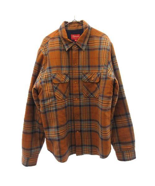 Supreme レイヤードチェック柄 長袖シャツ L Supreme レイヤードチェック柄 長袖シャツ L