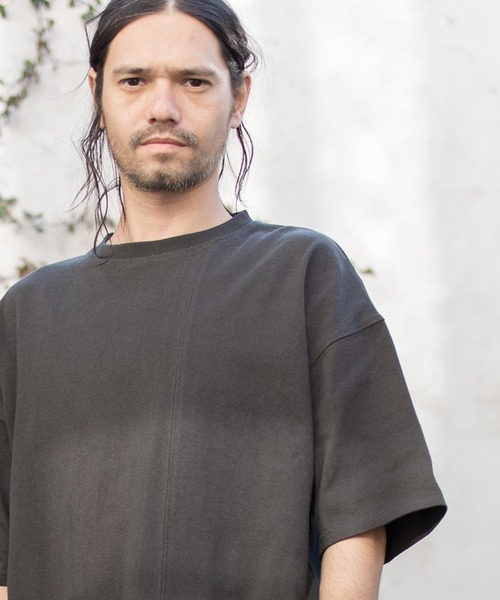CAMBIO（カンビオ）の「mt6396-Dry Touch Switch Cut sew カットソー（Tシャツ/カットソー・メンズ・ミント/グレイッシュベージュ/ピンク系その他/ホワイト/ブラック・L/M）」の8枚目の写真