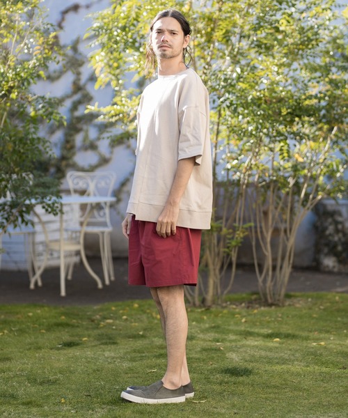 CAMBIO（カンビオ）の「mt6396-Dry Touch Switch Cut sew カットソー（Tシャツ/カットソー・メンズ・ミント/グレイッシュベージュ/ピンク系その他/ホワイト/ブラック・L/M）」の11枚目の写真