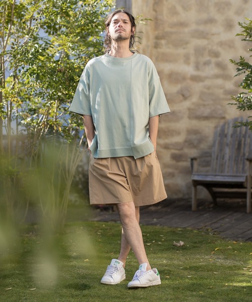 CAMBIO（カンビオ）の「mt6396-Dry Touch Switch Cut sew カットソー（Tシャツ/カットソー・メンズ・ミント/グレイッシュベージュ/ピンク系その他/ホワイト/ブラック・L/M）」の13枚目の写真