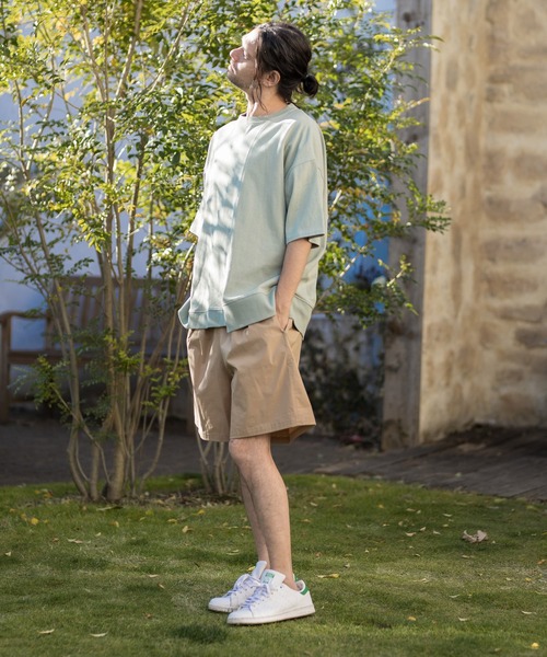 CAMBIO（カンビオ）の「mt6396-Dry Touch Switch Cut sew カットソー（Tシャツ/カットソー・メンズ・ミント/グレイッシュベージュ/ピンク系その他/ホワイト/ブラック・L/M）」の14枚目の写真