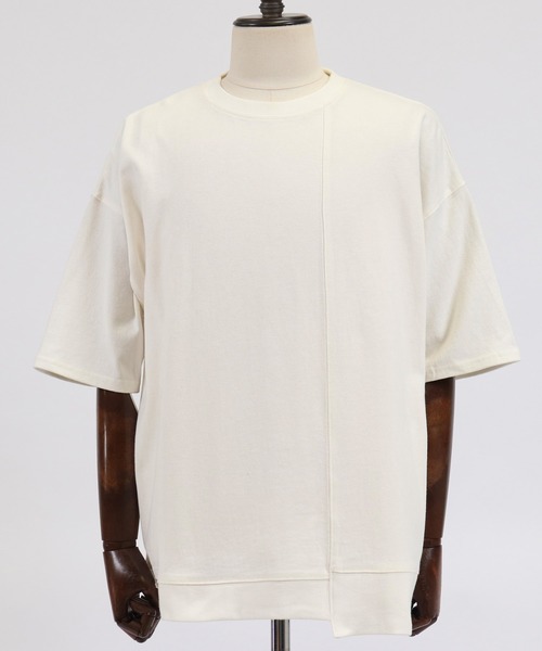 CAMBIO（カンビオ）の「mt6396-Dry Touch Switch Cut sew カットソー（Tシャツ/カットソー・メンズ・ミント/グレイッシュベージュ/ピンク系その他/ホワイト/ブラック・L/M）」の17枚目の写真