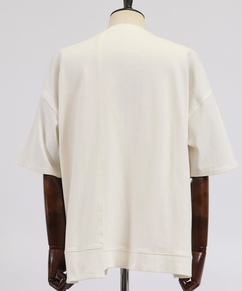 CAMBIO（カンビオ）の「mt6396-Dry Touch Switch Cut sew カットソー（Tシャツ/カットソー・メンズ・ミント/グレイッシュベージュ/ピンク系その他/ホワイト/ブラック・L/M）」の18枚目の写真