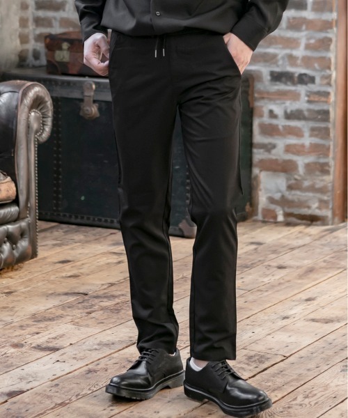 ADMIX/ATELIER SAB MEN（アドミックスアトリエサブメン）の「T/R ストレッチ リラックス イージー テーパードパンツ（その他パンツ・メンズ・ブラック/ネイビー/グレー/グレー系その他/グレー系その他2・48/50）」の2枚目の写真