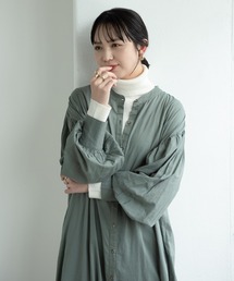 Aunt Marie's | AUNT MARIE’S　2WAYスタンドカラーシャツワンピース(シャツワンピース)