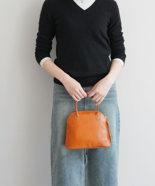 TIDEWAY（タイドウェイ）の「LIGHT LEATHER BOSTON S/トート（ボストンバッグ・レディース・チョコ/ダークブラウン/ブラック/キャメル/アッシュグレー・FREE）」の17枚目の写真