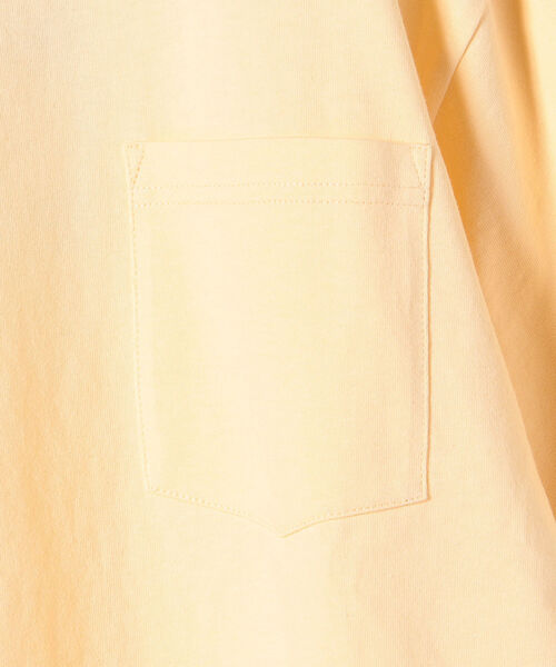 Champion（チャンピオン）の「【SHIPS any別注】Champion:フェイクレイヤーポケットTシャツ（Tシャツ/カットソー・レディース・ブラック/ホワイト/ベージュ/ライトブルー・SMALL）」の15枚目の写真