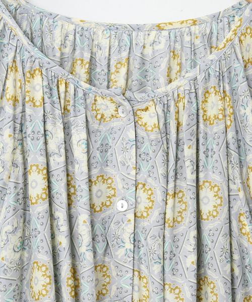 coen（コーエン）の「Market（マーケット）モダールフラワープリントワンピース（ワンピース・レディース・ライトブルー/ダークグレー・FREE）」の9枚目の写真