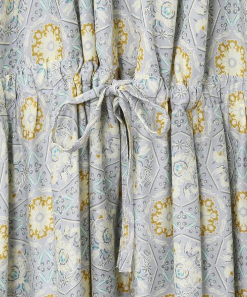 coen（コーエン）の「Market（マーケット）モダールフラワープリントワンピース（ワンピース・レディース・ライトブルー/ダークグレー・FREE）」の8枚目の写真