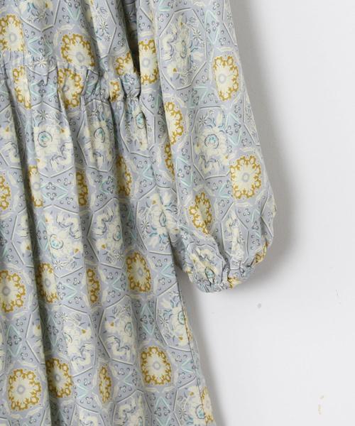 coen（コーエン）の「Market（マーケット）モダールフラワープリントワンピース（ワンピース・レディース・ライトブルー/ダークグレー・FREE）」の7枚目の写真