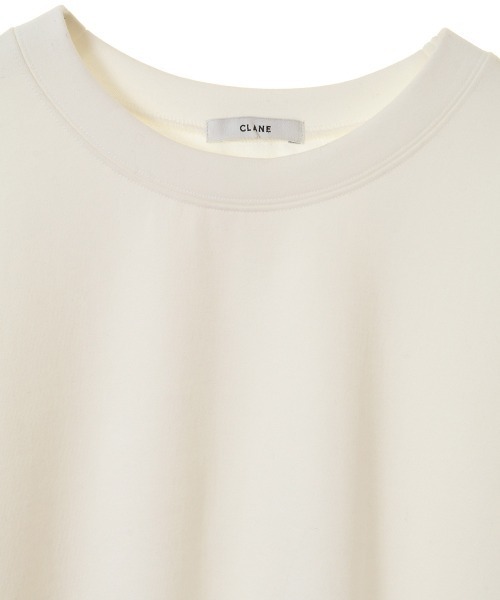 CLANE（クラネ）の「【CLANE(クラネ)】ペプラムオーバーロングトップス  