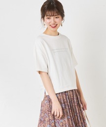 natural couture | 大人ロゴミニ裏毛プルオーバー(Tシャツ/カットソー)