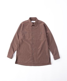 OURET | レーヨンパウダーポプリン ボックスドルマンワークシャツ(シャツ/ブラウス)