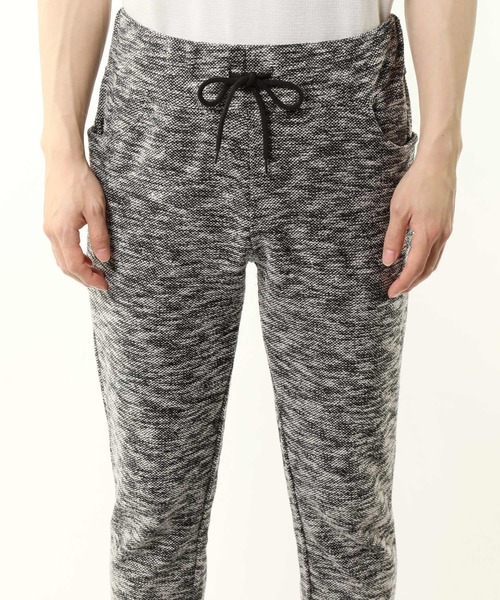 TopIsm（トップイズム）の「スラブニットテーラードジャケット＆テーパードパンツ セットアップ（セットアップ・メンズ・ネイビー/ブラック×ホワイト/グレー×ホワイト・LL/M/L）」の15枚目の写真