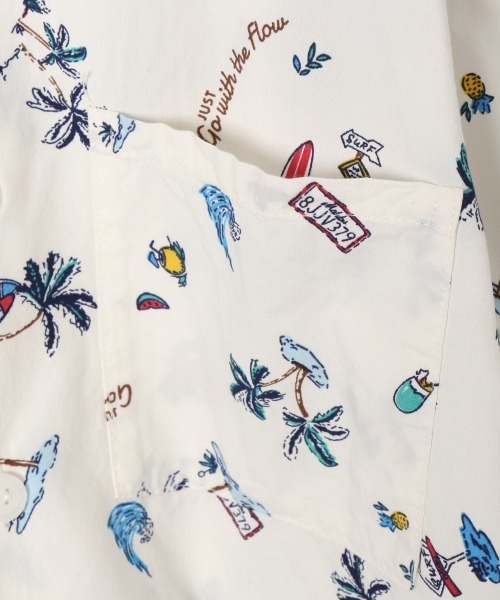 GLOBAL WORK（グローバルワーク）の「【キッズ】開襟ダブルポケシャツ/874979（シャツ/ブラウス・キッズ・ホワイト/ブラック/ネイビー・110cm/120cm/130cm/140cm/100cm）」の12枚目の写真