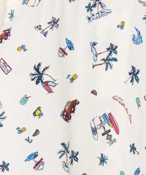 GLOBAL WORK（グローバルワーク）の「【キッズ】開襟ダブルポケシャツ/874979（シャツ/ブラウス・キッズ・ホワイト/ブラック/ネイビー・110cm/120cm/130cm/140cm/100cm）」の7枚目の写真