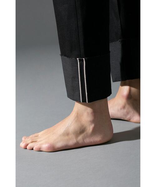 MONKEY TIME（モンキータイム）の「＜monkey time＞ SELVAGE DENIM ROLL UP STRIGHT/ロールアップデニム（デニムパンツ・メンズ・ブラック/ネイビー・LARGE/SMALL/MEDIUM）」の22枚目の写真