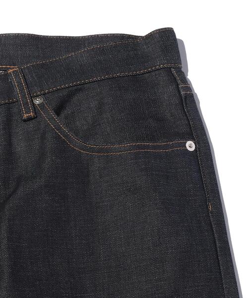 MONKEY TIME（モンキータイム）の「＜monkey time＞ SELVAGE DENIM ROLL UP STRIGHT/ロールアップデニム（デニムパンツ・メンズ・ブラック/ネイビー・LARGE/SMALL/MEDIUM）」の8枚目の写真
