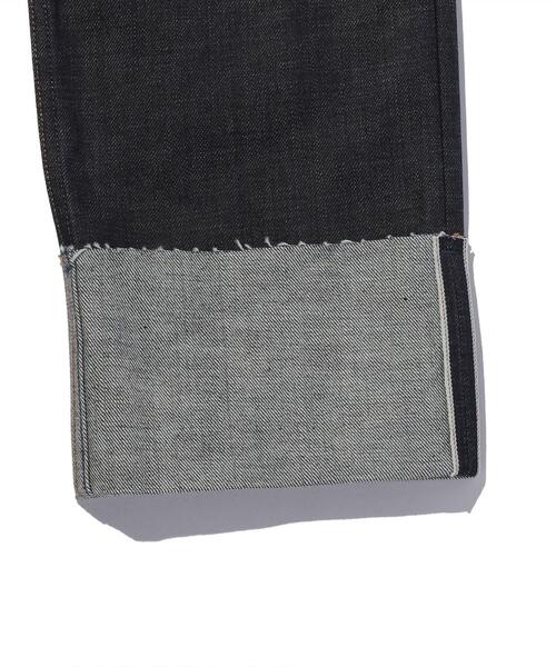 MONKEY TIME（モンキータイム）の「＜monkey time＞ SELVAGE DENIM ROLL UP STRIGHT/ロールアップデニム（デニムパンツ・メンズ・ブラック/ネイビー・LARGE/SMALL/MEDIUM）」の10枚目の写真
