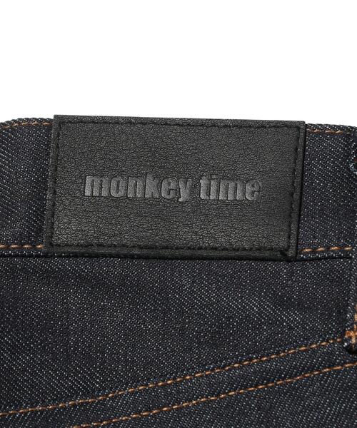 MONKEY TIME（モンキータイム）の「＜monkey time＞ SELVAGE DENIM ROLL UP STRIGHT/ロールアップデニム（デニムパンツ・メンズ・ブラック/ネイビー・LARGE/SMALL/MEDIUM）」の11枚目の写真