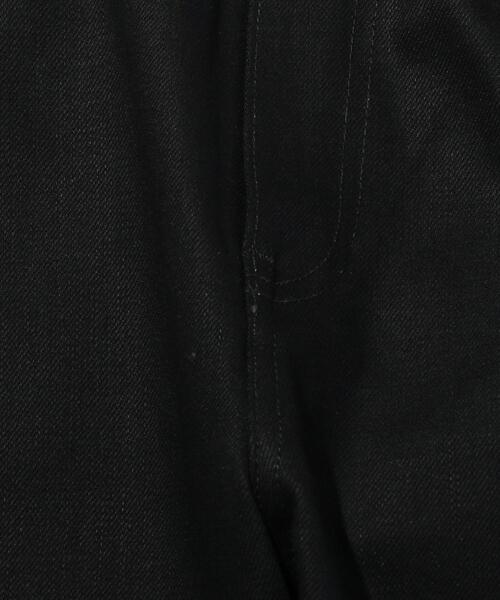 MONKEY TIME（モンキータイム）の「＜monkey time＞ SELVAGE DENIM ROLL UP STRIGHT/ロールアップデニム（デニムパンツ・メンズ・ブラック/ネイビー・LARGE/SMALL/MEDIUM）」の5枚目の写真