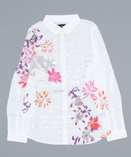 Desigual（デシグアル）の「シャツ長袖 HELENA（シャツ/ブラウス・キッズ・ホワイト・LL/M/L/3L/SS/S）」の6枚目の写真