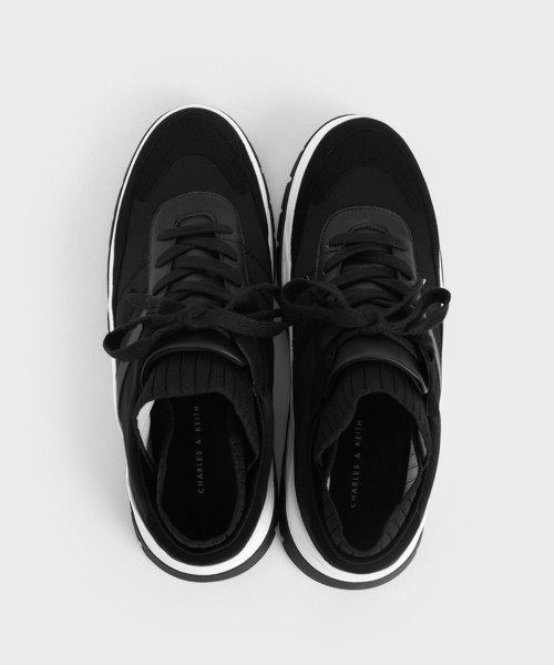 【 】 スニーカー ★チャンキー レースアップ★ CHARLES & KEITH｜レースアップ チャンキースニーカー | Rakuten