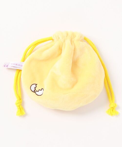 nici（ニキ）の「NICI/フィギュアフェイスポーチ ヒヨコ 巾着袋 もこもこ（ポーチ・レディース・イエロー・ONE SIZE）」の7枚目の写真