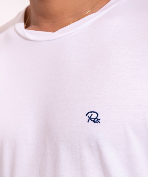 #Re:room（リルーム）の「ツイストリブRe:ワンポイントTシャツ（Tシャツ/カットソー・メンズ・ホワイト/チャコール/カーキ・SMALL/MEDIUM/LARGE）」の20枚目の写真