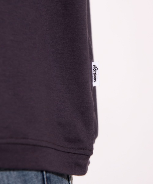 #Re:room（リルーム）の「ツイストリブRe:ワンポイントTシャツ（Tシャツ/カットソー・メンズ・ホワイト/チャコール/カーキ・SMALL/MEDIUM/LARGE）」の10枚目の写真