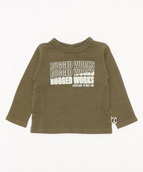 クミ様専用ラゲットワークスおかわり！長袖Ｔシャツ　梅干し140.海苔玉120 RUGGEDWORKS（ラゲッドワークス）の「梅干しごはん おかわりロングT
