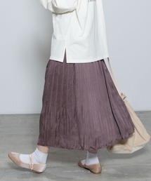 WEGO | WEGO/サテンプリーツロングスカート(スカート)