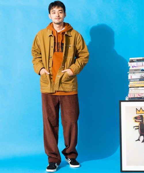 Beautiful Harmony（ビューティフルハーモニー）の「ワイド コーデュロイ コットン パンツ（チノパンツ・メンズ・ブラック/ブラウン/カーキ/アイボリー・79/85/76/82）」の12枚目の写真
