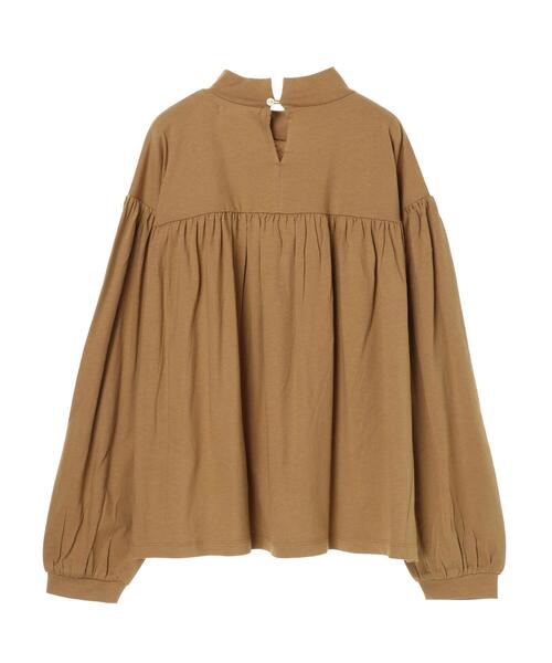 AMERICAN HOLIC(アメリカンホリック)の「ハイネックギャザーカットプルオーバー *(Tシャツ/カットソー・レディース・ベージュ/オフホワイト/ブラック・FREE)」の14枚目の写真