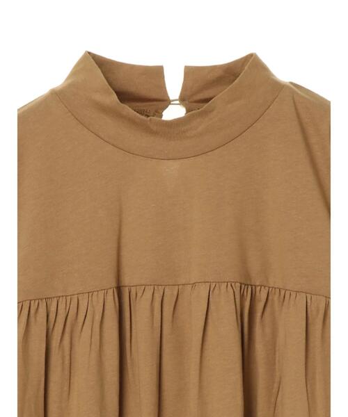 AMERICAN HOLIC(アメリカンホリック)の「ハイネックギャザーカットプルオーバー *(Tシャツ/カットソー・レディース・ベージュ/オフホワイト/ブラック・FREE)」の15枚目の写真