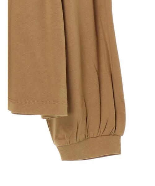 AMERICAN HOLIC(アメリカンホリック)の「ハイネックギャザーカットプルオーバー *(Tシャツ/カットソー・レディース・ベージュ/オフホワイト/ブラック・FREE)」の16枚目の写真