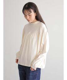 AMERICAN HOLIC | ハイネックギャザーカットプルオーバー ＊(Tシャツ/カットソー)