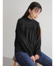 AMERICAN HOLIC | ハイネックギャザーカットプルオーバー ＊(Tシャツ/カットソー)