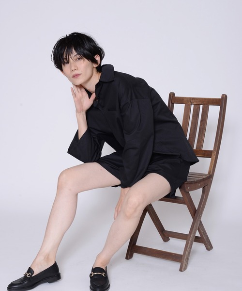 ECRIRE（エクリール）の「ワンマイルセットアップ（セットアップ・レディース・ブラック/カーキ・フリー）」の4枚目の写真