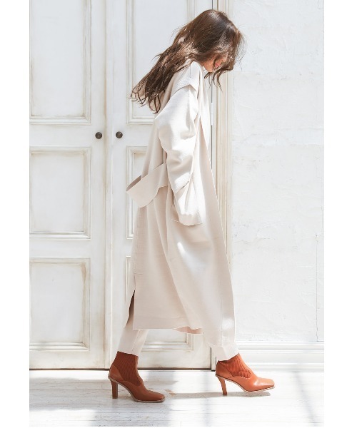 ALEXIA STAM（アリシアスタン）の「Long Knit Cardigan/ロングニットカーディガン（カーディガン/ボレロ・レディース・ブラウン/モカ/ベージュ・FREE）」の3枚目の写真