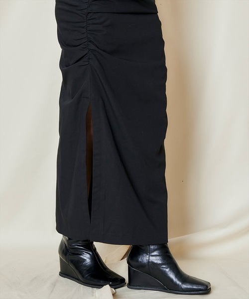 サイドギャザースカート｜SIDE GATHER SKIRTの通販｜regleam