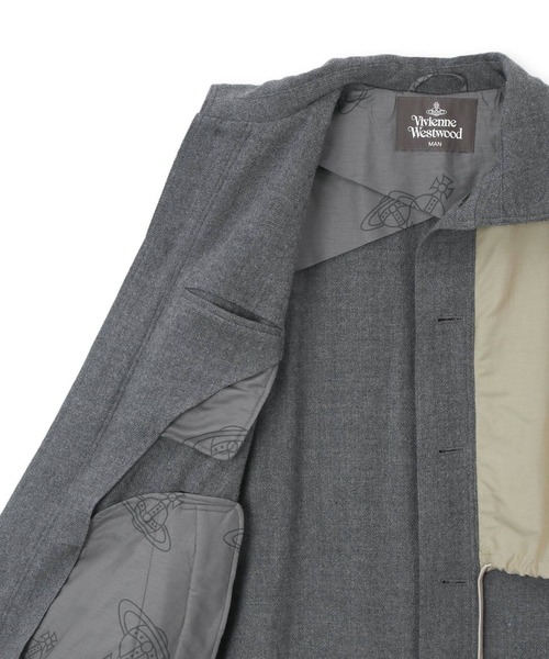 vivienne westwood グレーコート Vivienne Westwood（ヴィヴィアンウエストウッド）の「リバー