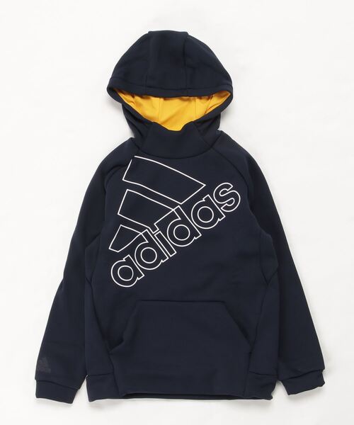 adidas（アディダス）の「アディダス adidas BTRPOBOSスウェットフーディ（パーカー・キッズ・ネイビー/ブラック/マスタード・150cm/130cm/160cm/140cm/120cm）」の3枚目の写真
