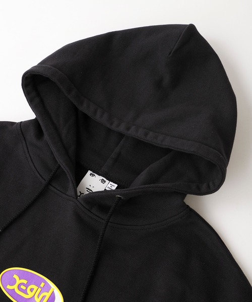 X-girl（エックスガール）の「JELLY OVAL LOGO SWEAT HOODIE