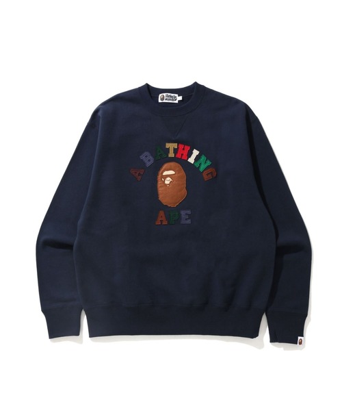 A BATHING APE（アベイシングエイプ）の「COLLEGE APPLIQUE RELAXED