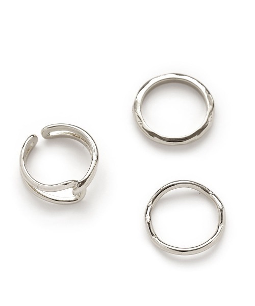 colleca la(コレカラ)の「ノットデザインのセットリング(リング・レディース・シルバー/ゴールド・FREE)」の6枚目の写真