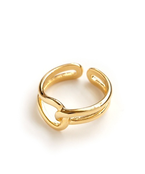 colleca la(コレカラ)の「ノットデザインのセットリング(リング・レディース・シルバー/ゴールド・FREE)」の4枚目の写真