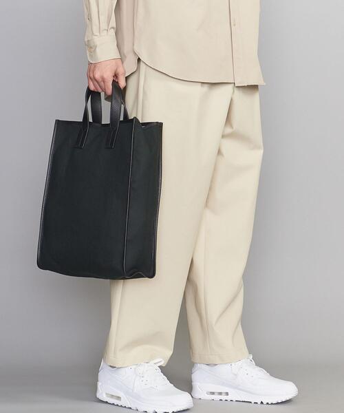 BEAUTY&YOUTH UNITED ARROWS(ビューティーアンドユースユナイテッドアローズ)の「BY ヘリンボーン トートバッグ(トートバッグ・メンズ・ホワイト/ブラック・FREE)」の6枚目の写真